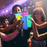 Suertestarry Tumbler with Straw and Lid,Water Bottle Iced Coffee Travel Mug Cup,Reusable Plastic Cups,Perfect for Parties,Birthdays… (Sparkling Glitter, 5pack) - Image 7