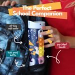 Elemental Iconic Kids Water Bottle for School - 100% Leak-Proof Insulated Water Bottles with Straw Lid & Pop-It Handle for Boys & Girls - Triple-Wall Insulated & BPA-Free, 14oz – Unicorn - Image 3