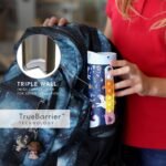 Elemental Iconic Kids Water Bottle for School - 100% Leak-Proof Insulated Water Bottles with Straw Lid & Pop-It Handle for Boys & Girls - Triple-Wall Insulated & BPA-Free, 14oz – Unicorn - Image 5