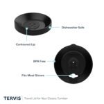 Tervis Tropical Hibiscus Collection Made in USA Double Walled Insulated Tumbler Travel Cup Keeps Drinks Cold & Hot, 16oz, Tropical Yellow Hibiscus - Image 5