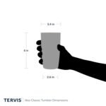 Tervis Tropical Hibiscus Collection Made in USA Double Walled Insulated Tumbler Travel Cup Keeps Drinks Cold & Hot, 16oz, Tropical Yellow Hibiscus - Image 6