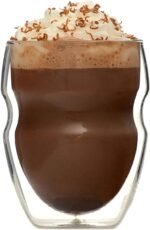 Ozeri Serafino Double Wall Insulated Beverage and Coffee Glasses, 8-Ounce, Set of 4 - Image 4