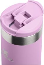 Stanley AeroLight Transit Bottle 16 oz | Locking Drink Through Lid | Leak Resistant Water Bottle or Coffee Travel Mug | Lightweight Insulated Stainless Steel | BPA-Free | Lilac - Image 3