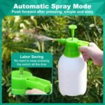 MaxWorks 51021 Hand Pump Sprayer Bottle 2L 0.5 Gal for Garden Indoor Outdoor Home with Adjustable Brass Nozzle of Mist Setting with Lock Switch - Image 5