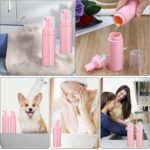50 pcs 2oz/60ml Foam Pump Bottle Lash Shampoo Bottles Travel Foam Pump Bottle Empty Pink Plastic Refillable Mini Soap Dispenser for Hand Sanitizer Liquid (Pink) - Image 6