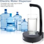 5 Gallon Drinking Water Dispenser Pump, 3 Speed Button Electric Bottle Water Dispenser Pump with Tubes & Coaster for 1-5 Gallon Water Jugs - Image 7