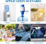 Water Bottle 2 Gallon Portable Water Containers with Handle Large Capacity Large Reusable Motivational Jug for Camping Outdoor Sports Travel - Image 3