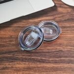 20oz Splash-Proof Silicone Travel Mug Lid - Slim Replacement Cover for Yeti Rambler Tumblers - Image 8