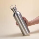 CDJ 41 oz Single Walled Stainless Steel Leak Proof Sports Water Bottle 18/8(304) metal water bottle for Cyclists, Runners, Hikers, Beach Goers, Picnics, Camping - BPA Free - Image 4