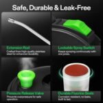 VIVOSUN 70oz Pump Sprayer, Portable Water Spray Bottle for Spraying Plants, Flowers, Weeds and Cleaning, Hand Pump with Side Filling Port, Measuring Cup, Adjustable Nozzles - Image 5