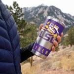 Rico Industries NCAA 20oz Stainless Steel Tumbler with Lid - Great For Coffee, Tea, Water or Cocktails - Image 3