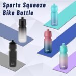 24oz Bicycle Water Bottle 2Pack, 720ml Sports Squeeze Bottle BPA Free, Durable Fits Most Bike Cycling Cages - Image 5