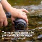 Water-to-Go Water Filter Bottle for Hiking Camping and Survival - One Liter Water Purifier Bottle for Safe Water Anywhere - Eco-Friendly Bioplastic, New Leak-Proof Lid, Filters Viruses - Image 4
