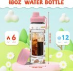 Capybara Gifts for Kids - 18oz Capybara Water Bottle with Straw Lid, Kids Stainless Steel Insulated Water Bottle, Leak Proof, BPA-Free, Animals Cup for School, Travel, Birthday Gift Cup for Teens - Image 3