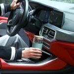 20 OZ Glass Cups with Bamboo Lids and Straws - Beer Can Drinking Glasses with Silicone Protective Sleeve Set, Iced Coffee Glasses, Cute Tumbler Cup for Water, Tea, Gift - Cambridge Blue, Amber - Image 5