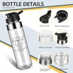 Dandat 6 Pcs 21oz Team Water Bottle Bulk Employee Appreciation Gifts Bulk Water Bottle May You Be Proud Sign Gift for Coach Athlete Team Portable Sports Supplies(White) - Image 4