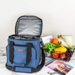 Insulated Wine 3 or 6 Bottle Carriers Tote Travel Cooler Gift Bag For Airplane Liquor With Padded Shoulder Strap - Image 4