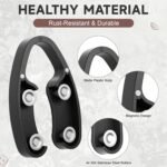 Wine Foil Cutter Magnetic Wine Bottle Foil Cutter Tool,Stainless Steel Blade Easily Removes Aluminum Foil Wine Bottle Opener,Black 2Pcs - Image 3