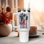 American Great Dane Dog Dad 4th of July Patriotic US Flag Insulated Tumbler Customized Name Tumbler Personalized With Lid Engraved 40oz with Lid - Image 5
