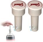 Jokari Fizz Keeper Pump Cap for 2 Liter Soda Bottles 2 Pack Pressurizing Carbonation Saver for Soft Drinks Reusable Cap Keeps Soda Fizzy Dishwasher Safe for 1 to 2 Liter Bottles - Image 3