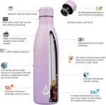 BJPKPK 25oz Insulated Stainless Steel Water Bottles Reusable Metal Travel Sports Water Bottle Keep Cold and Hot,Dreamy Purple - Image 4
