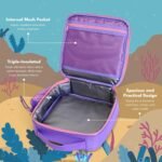 Elemental Insulated Lunch Bag for Kids, with Water Bottle Pocket & Charm Band, Fits Lunch Box, Lunch Bag for School to Keeps Food at Optimal Temperature, 3L - Mermaid - Image 4