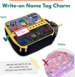 Elemental Insulated Lunch Bag for Kids, with Water Bottle Pocket & Charm Band, Fits Lunch Box, Lunch Bag for School to Keeps Food at Optimal Temperature, 3L - Mermaid - Image 5