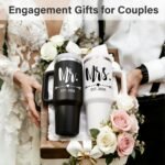 Qtencas Mr and Mrs Gifts, Wedding Gifts for Couples 2026, Mr & Mrs Insulated Tumblers Set, Anniversary Engagement Wedding Gift for Newlyweds Couples Bride and Groom (Black & White) - Image 4