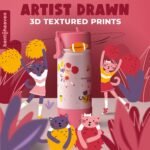 Bentoheaven Kids Water Bottle Stainless Steel for Boys & Girls, 2 Lids (Chug & Straw), Handle & Silicone Boot, Reusable Metal Leak-proof Insulated Tumbler, School & Sports 17oz (Pink) - Image 8