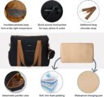 Diaper Bag Tote for Moms, Baby Hospital Bag with Insulated Bottle Pockets, Changing Pad & Stroller Straps - Image 9