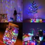 6 Pack Fairy Lights Battery Operated String Lights - 7ft 20 LED Waterproof Silver Wire Firefly Lights for DIY Wedding Décor Table Centerpieces Craft Mason Jars Party Decor(Mixed-Colour) - Image 5
