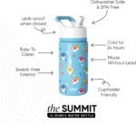 Simple Modern Kids Summit Water Bottle with Straw Lid | Baby Shark 14oz Stainless Steel Cup Insulated Tumbler for Toddlers, School | Baby Shark Friends - Image 3