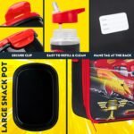 Get Trend Disney Cars Water Bottle Lunch Box Lunch Bag Kids Set 3 Pcs Lightning McQueen Insulated Snack Bag for School Gifts for Kids (Black Cars) - Image 5