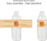 Big Dot of Happiness Nothin' but Net - Basketball - Baby Shower or Birthday Party Water Bottle Sticker Labels - Set of 20 - Image 3