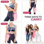 Roliwils Water Bottle Holder with Strap for Brumate Era, Hands-Free Adjustable Carrier Sling Bag for Hiking Camping Gym | Phone Pocket Storage | Tumbler Accessories - Image 3