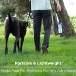 Portable Dog Water Bottle, 24 oz, Stainless Steel, Convenient Pet Water Dispenser, Collapsible Travel Bowl, Walking, Hiking, and Outdoor Activity, Compatible with Various Pets, Houd2Go (Orange, 24oz) - Image 5