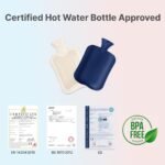 Hot Water Bottle with Classic Striped Cover, 2L Hot Water Bag for Menstrual Cramps, Neck and Shoulder Pain Relief, Hot and Cold Therapies, Hand Feet Warmer - Image 5