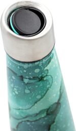 Insulated Water Bottle - On-The-Go Refillable Stainless Steel Water Bottles For Adults, Reusable Thermos Travel Tumbler With Leak-proof Lid For Hot & Cold Beverages (17Oz. Bubbly Green) - Image 4