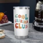 Aurahouse Mothers Day Grandma Gifts-Cool Grandmas Club Tumbler 20oz, Birthday Gifts for New Grandmas, First Time Grandma-to-be, Nana, Mimi, Gigi Christmas Coffee Cup - Image 6