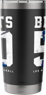 Number and Portrait Mookie Betts Los Angeles MLBPA Stainless Steel Insulated Tumbler - Image 3