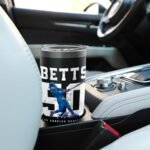 Number and Portrait Mookie Betts Los Angeles MLBPA Stainless Steel Insulated Tumbler - Image 4