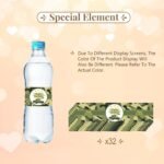 32PCS Tank Happy Birthday Water Bottle Labels, Army Camouflage Birthday Water Bottle Stickers for Boy, Army Military Water Bottle Wrappers, Camo Themed Party Decoration - Image 5