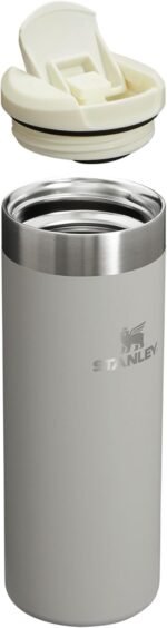 Stanley AeroLight Transit Bottle 16 oz | Locking Drink Through Lid | Leak Resistant Water Bottle or Coffee Travel Mug | Lightweight Insulated Stainless Steel | BPA-Free | Ash - Image 3