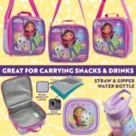 Get Trend Gabby's Dollhouse Kids Lunch Bag Set 3 Pc with Leak Proof Water Bottle and Small Lunch Box Insulated for School Daycare Travel (Gabby’s Dollhouse) - Image 4