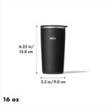 OXO Strive 16oz Insulated Tumbler with Sliding Lid - Onyx - Image 3