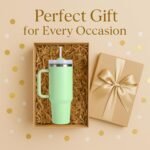 PRIMEWAVE 40oz Stainless Steel Tumbler with Straw – Leakproof Travel Mug with Handle | Double Wall Insulated, BPA-Free | Reusable Drinking Cup for Hot & Cold Drinks (GREEN) - Image 4