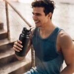 40oz Insulated Water Bottle - 2-in-1 Leak-Proof Lid (Sip/Straw) + Handle, Stainless Steel Bottle Bulk for Sports, Commuting, Office Work, Outdoor Activities, Black/Gray Gradient, 4 Pack - Image 5