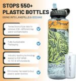 Epic Water Filters Nalgene OG Water Bottle with Filter, USA Made, BPA Free, Removes 99.99% Tap Water Contaminants, Forever Chemicals, GA 2030 Art, 48 oz - Image 3