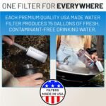 Epic Water Filters Nalgene OG Water Bottle with Filter, USA Made, BPA Free, Removes 99.99% Tap Water Contaminants, Forever Chemicals, GA 2030 Art, 48 oz - Image 5