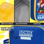Get Trend Sonic the Hedgehog Lunch Bag, Lunch Box, Water Bottle for Kids 3 Piece Set Bento Box, Insulated Snack Container, Shadow Gifts for Kids (Multi Sonic) - Image 5